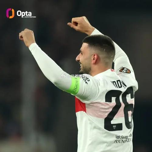 翁达夫自25年11月参与19粒进球，同期五大联赛仅次于姆巴佩